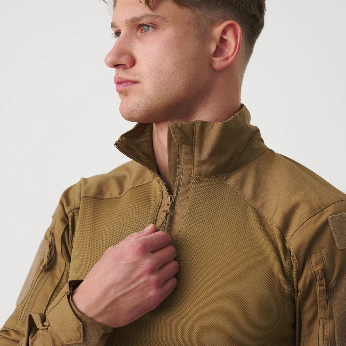 Helikon-Tex MCDU Combat Shirt nátelník taktický NyCo Ripstop, multicam/coyote – detail 2