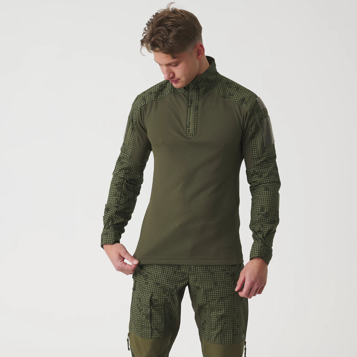 Helikon-Tex MCDU Combat tričko, US Woodland – detail 11
