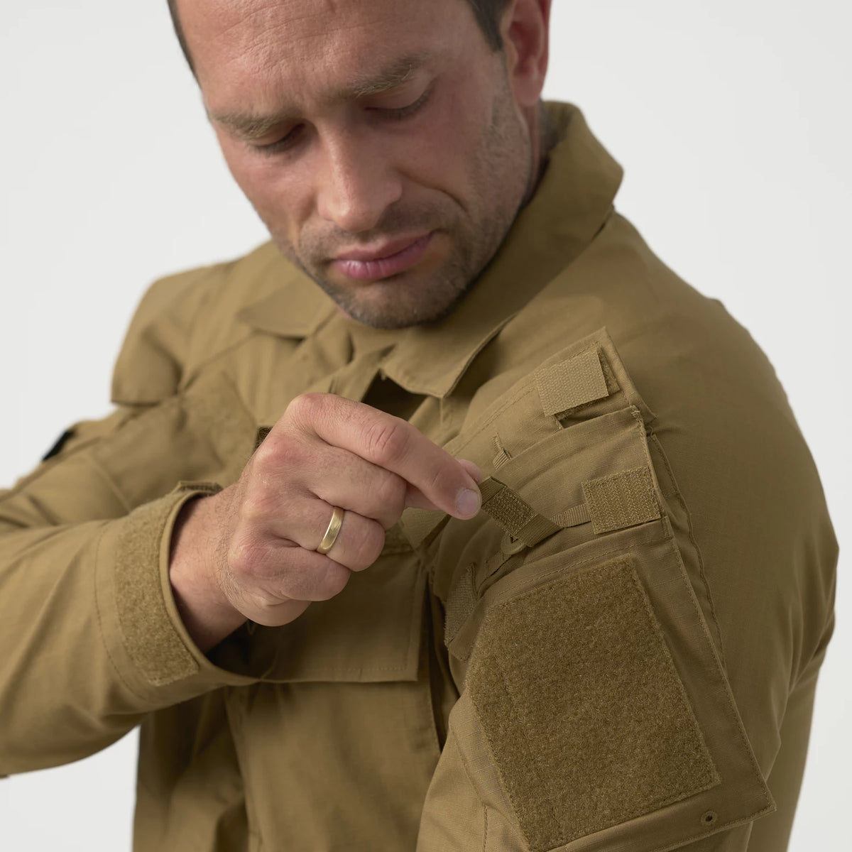 Helikon-Tex Raid blúza Ripstop, PL Woodland – detail 6