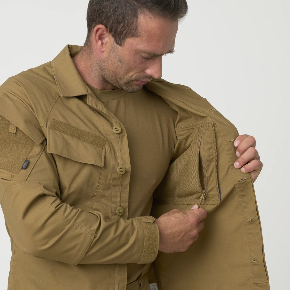 Helikon-Tex Raid blúza Ripstop, coyote – detail 7