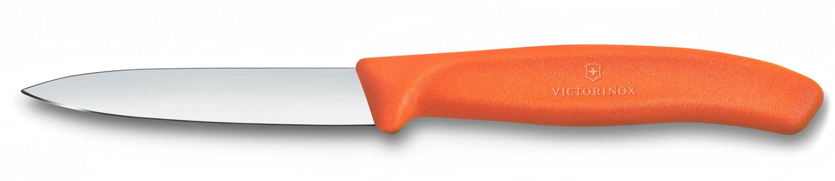 Victorinox Swiss Classic špicatý nôž na ovocie a zeleninu, oranžový