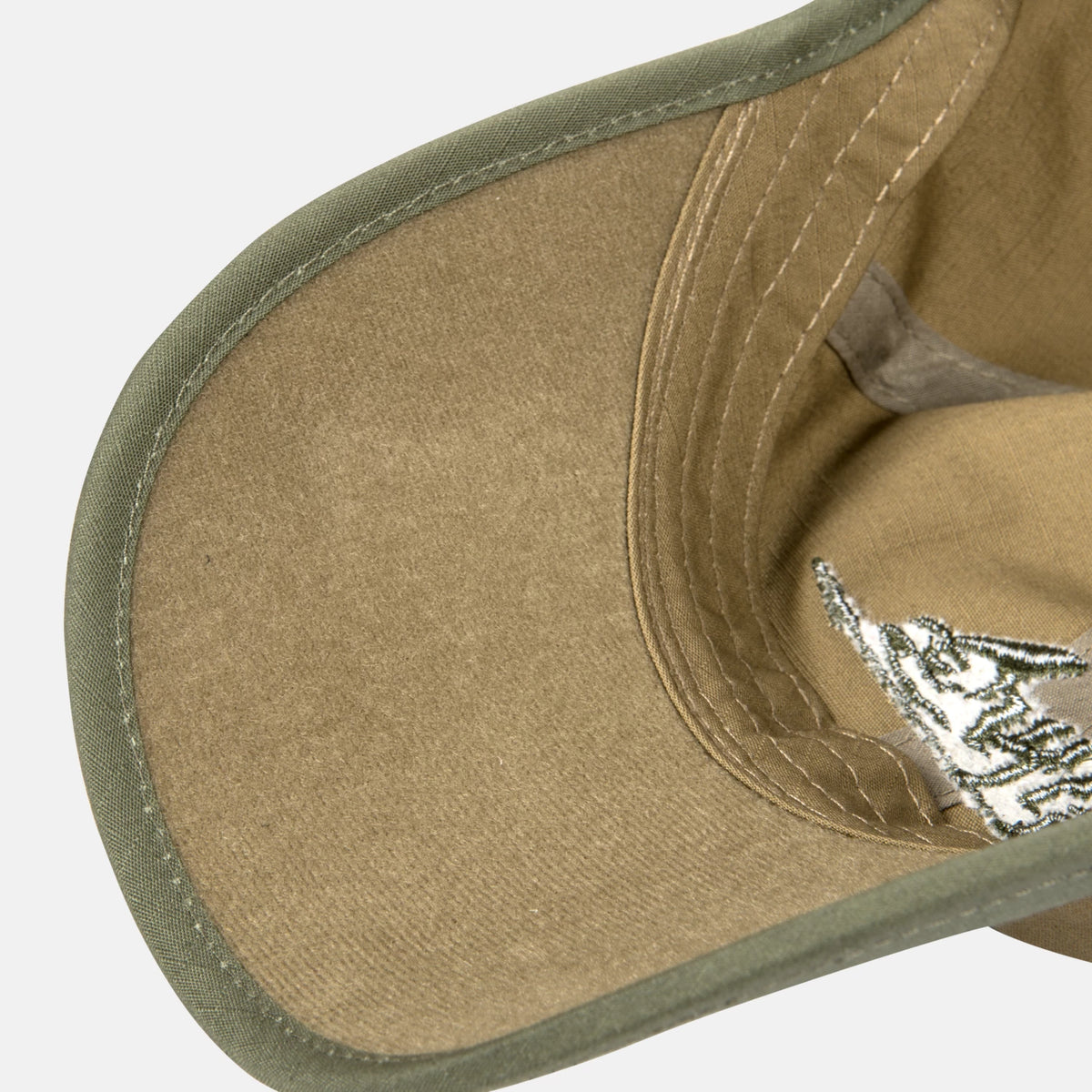 Helikon-Tex šiltovka PolyCotton Ripstop logom, Coyote / Olive Green – detail 3