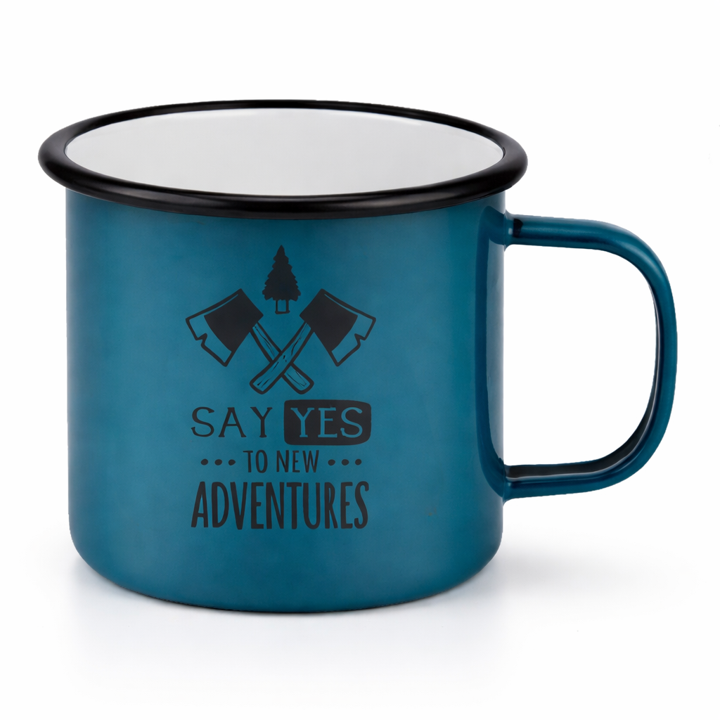 WARAGOD Say Yes To New Adventures outdoor šalica, plava, 355ml