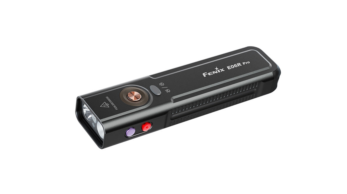 Fenix E06R PRO nabíjateľná EDC baterka, čierna