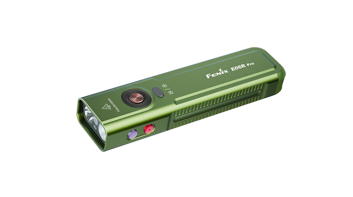 Fenix E06R PRO nabíjateľná EDC baterka, zelená