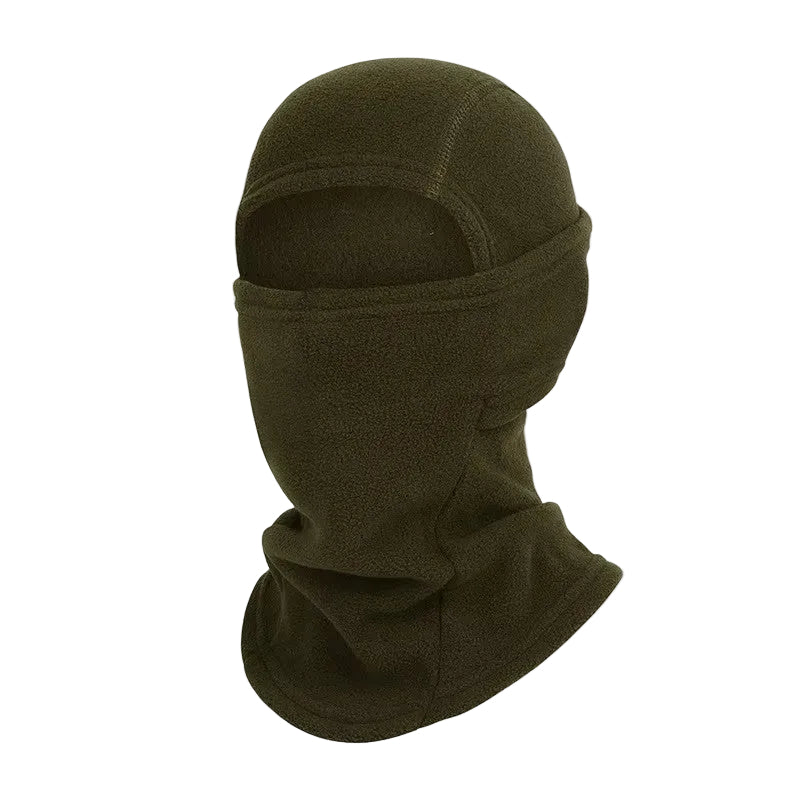 WARAGOD Eldin zateplená fleecová kukla, army green