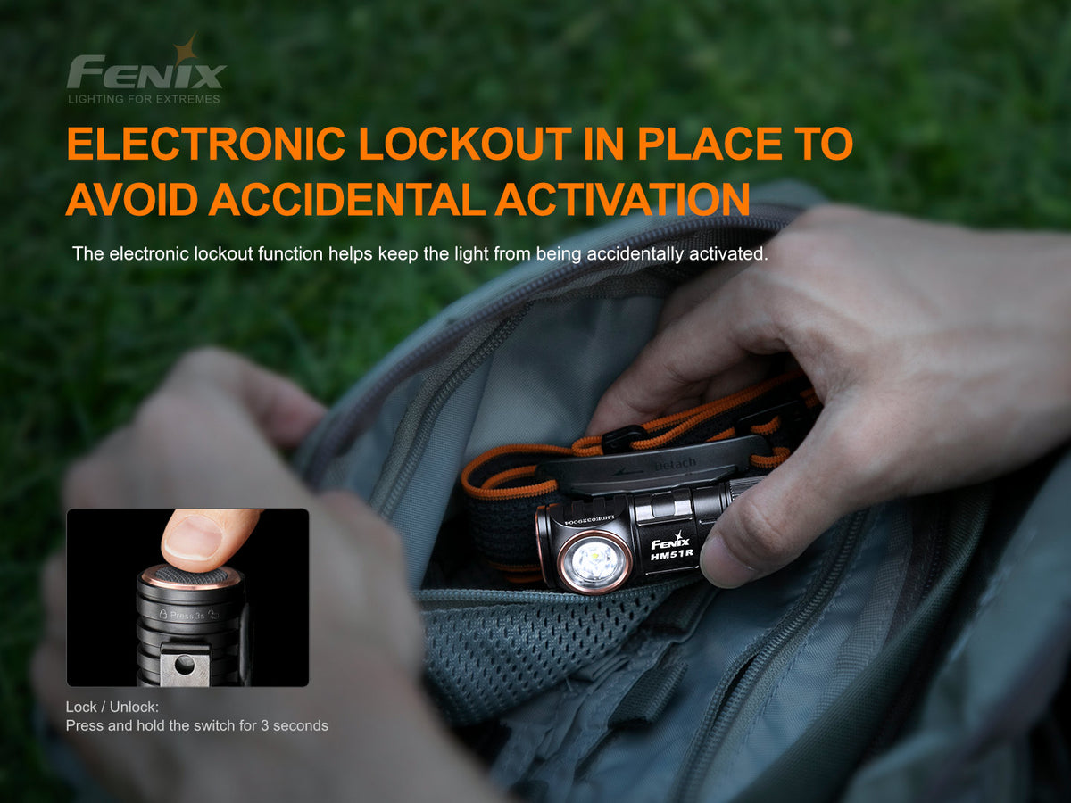Fenix HM51R Ruby V3.0 nabíjateľná čelovka
