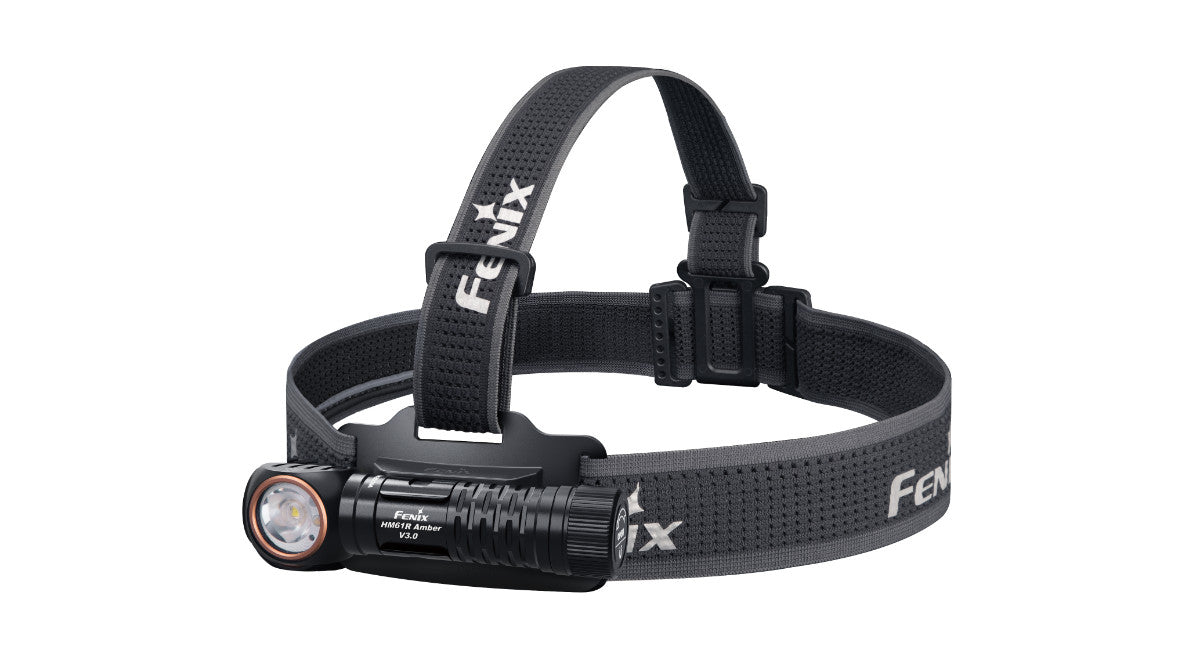 Fenix HM61R Amber V3.0 nabíjateľná čelovka