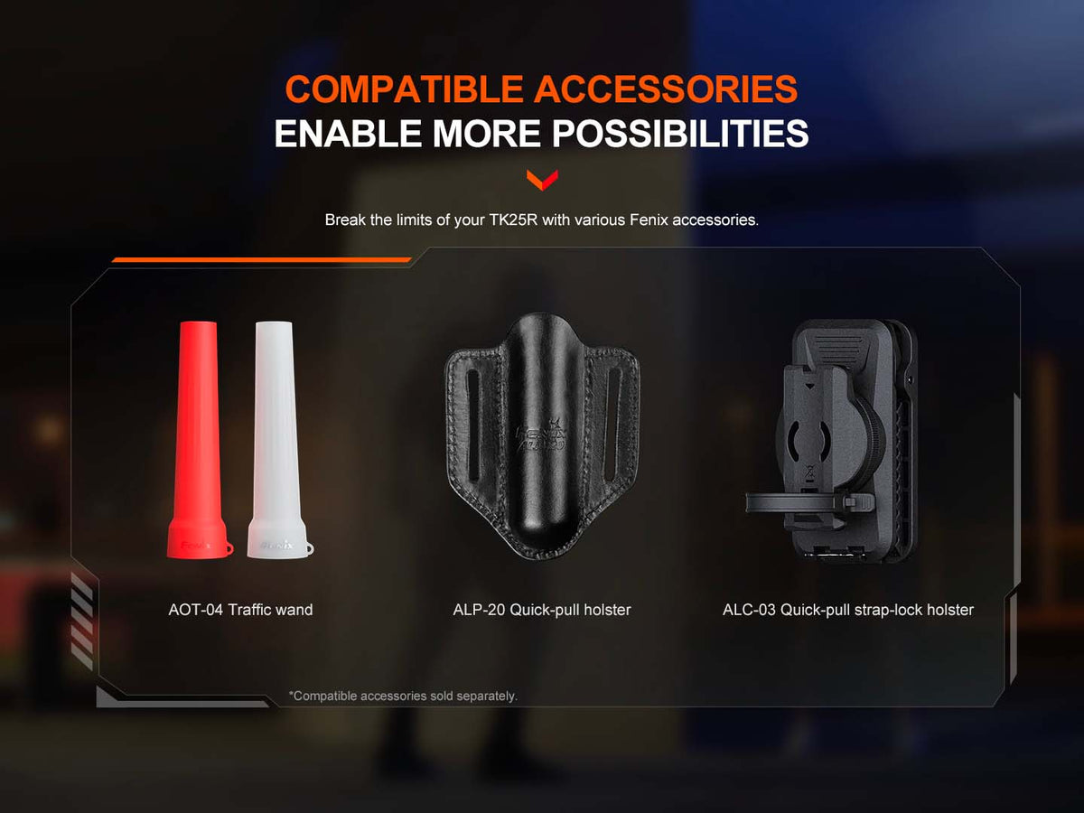 Fenix TK25R nabíjateľné svietidlo