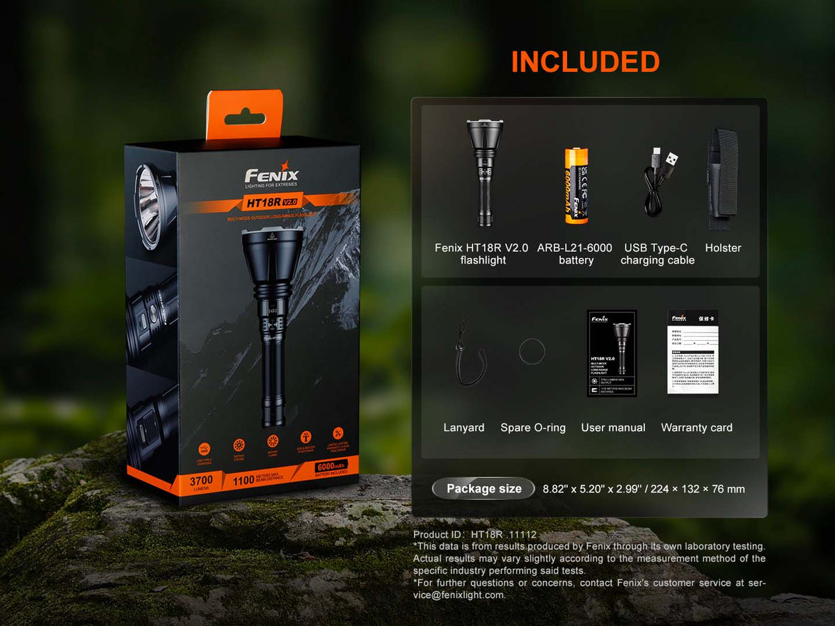 Fenix HT18R V2.0 nabíjateľné svietidlo