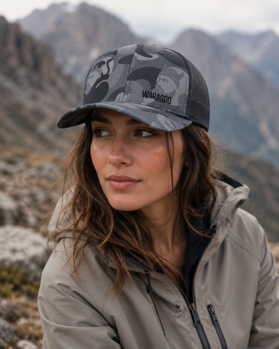 WARAGOD Joküll kapa sa šiltom, greycamo