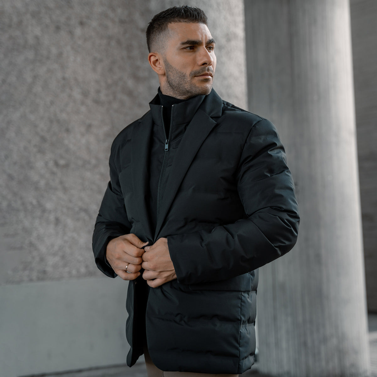 Pentagon Alpha muška jakna u stilu sakoa, Cinder grey