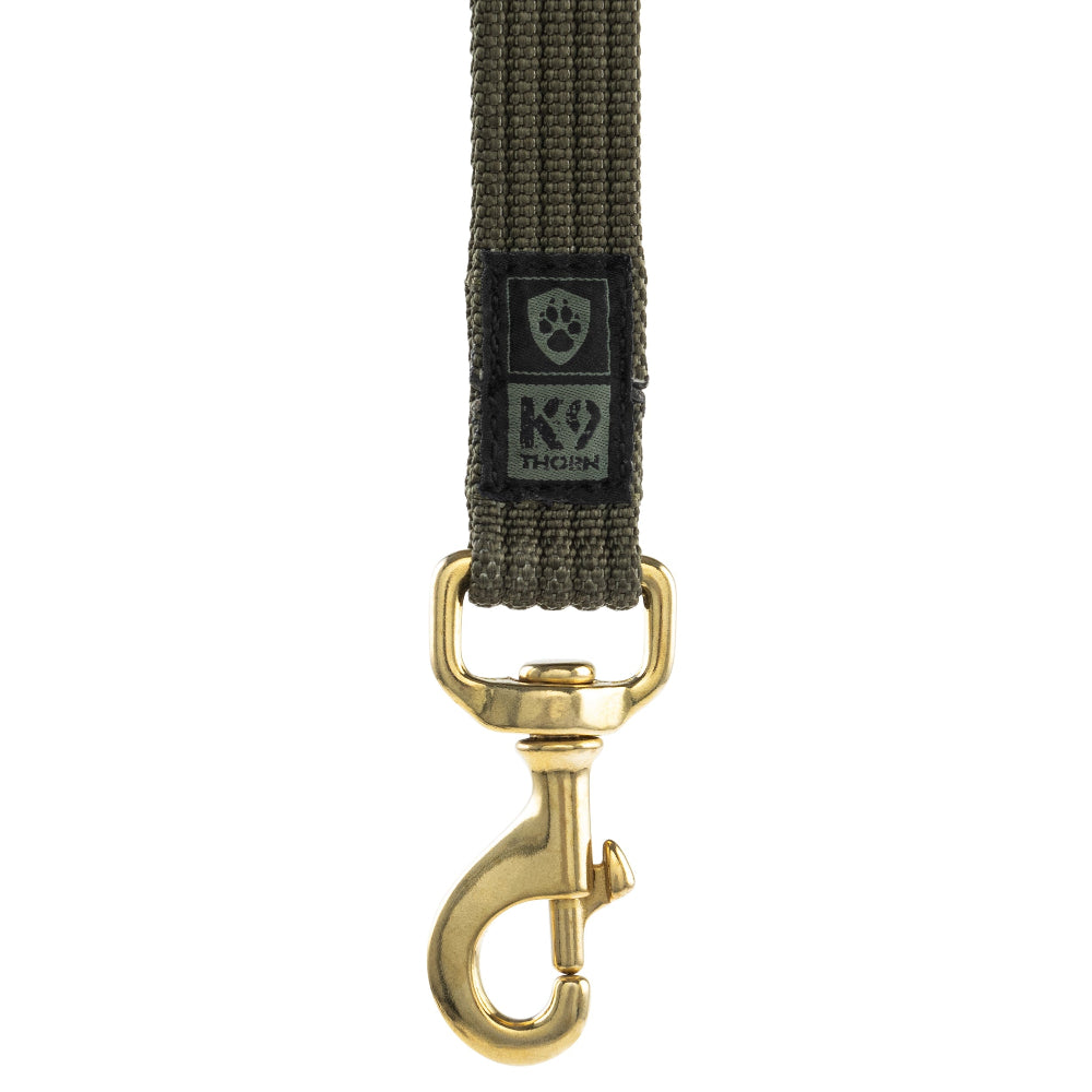 K9 Thorn povodac 30cm, maslinasto zeleni