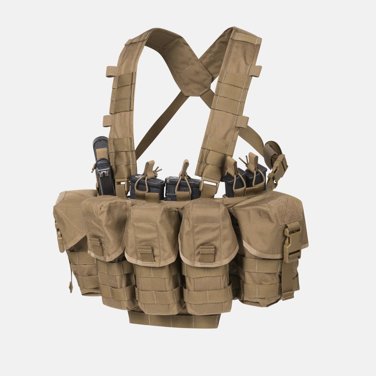 Helikon-Tex Guardian Chest Rig® univerzálna platforma na nosenie zásoby munície a vybavenia, Coyote – detail 1