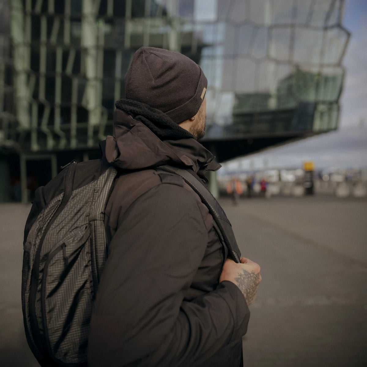 Helikon-Tex COVERT M-65 kabát JACKET, ash grey – v použití 2