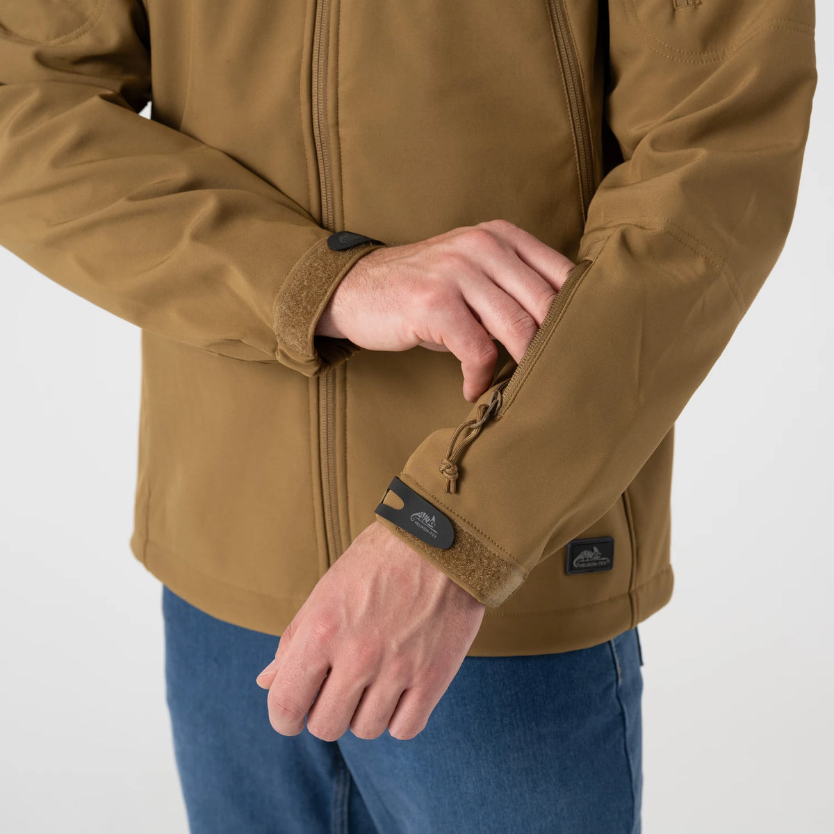 Helikon-Tex GUNFIGHTER bunda Shark Skin, Coyote – detail 1