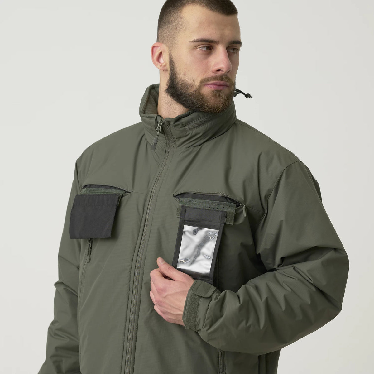 Helikon-Tex HUSKY Tactical bunda, čierna – detail 2