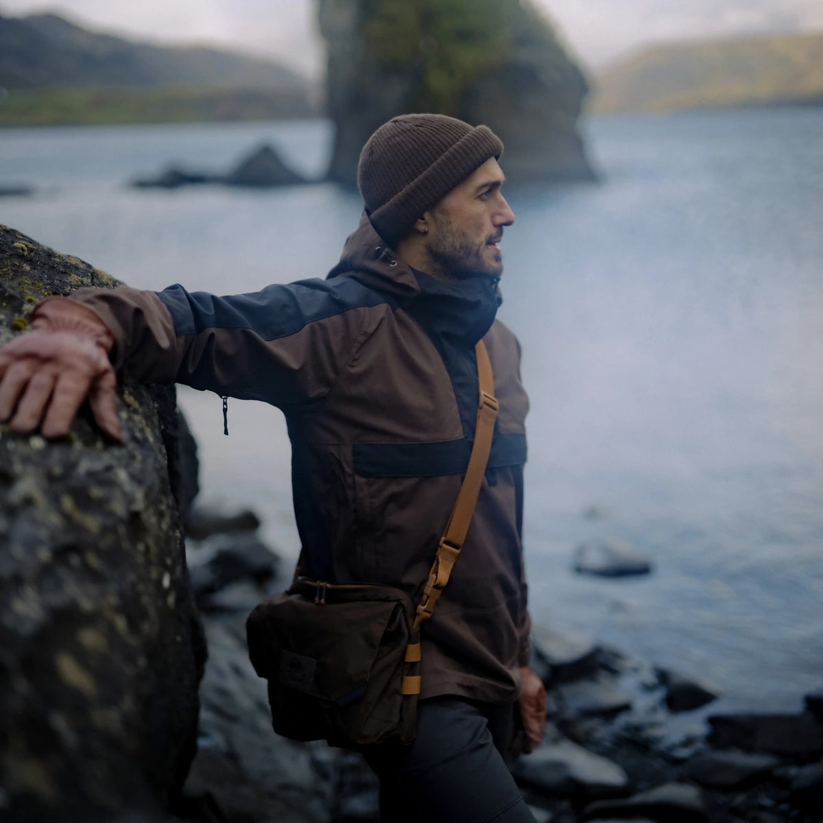 Helikon-Tex WOODSMAN Anorak bunda, Coyote – v použití 2