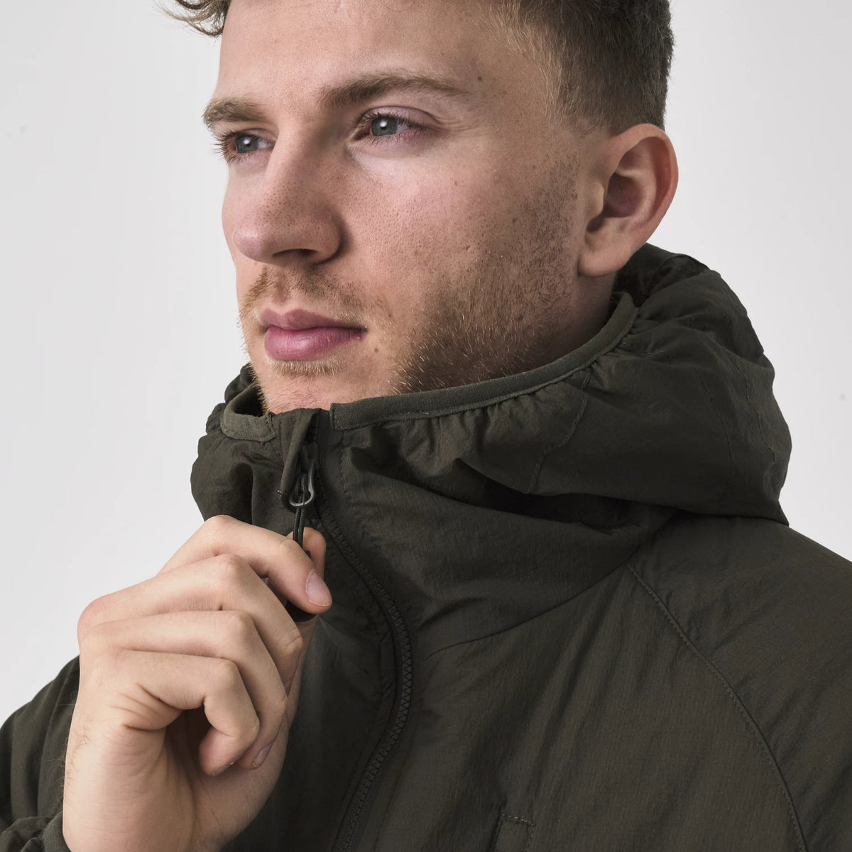 Helikon-Tex WOLFHOUND bunda s kapucňou Climashield Apex, US Woodland – detail 6