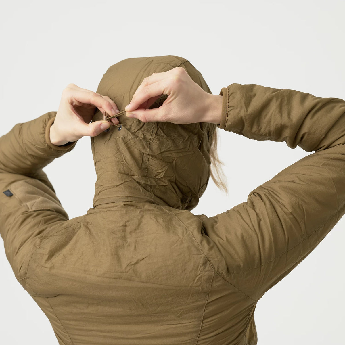 Helikon-Tex WOLFHOUND bunda dámska s kapucňou, Desert Night Camo – detail 8