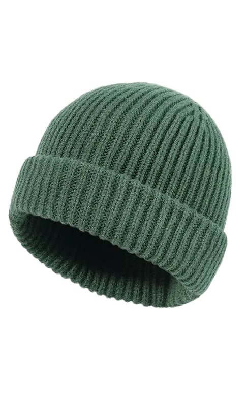 WARAGOD Mjuka pletena balaklava 2 u 1, army green