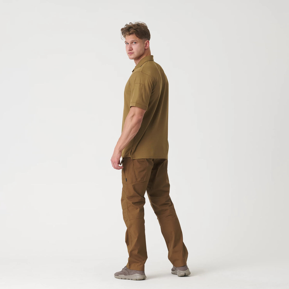 Helikon-Tex UTL polokošeľa Top Cool TopCool, Olive Green – detail 4