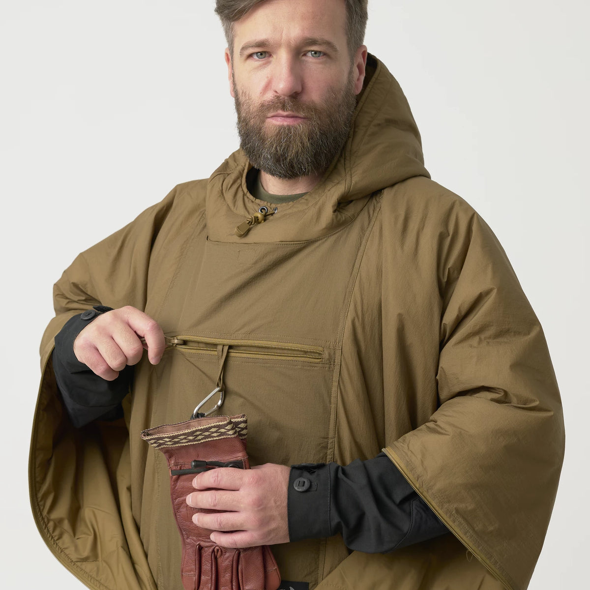 Helikon-Tex SWAGMAN ROLL pončo, zelená tráva – detail 3