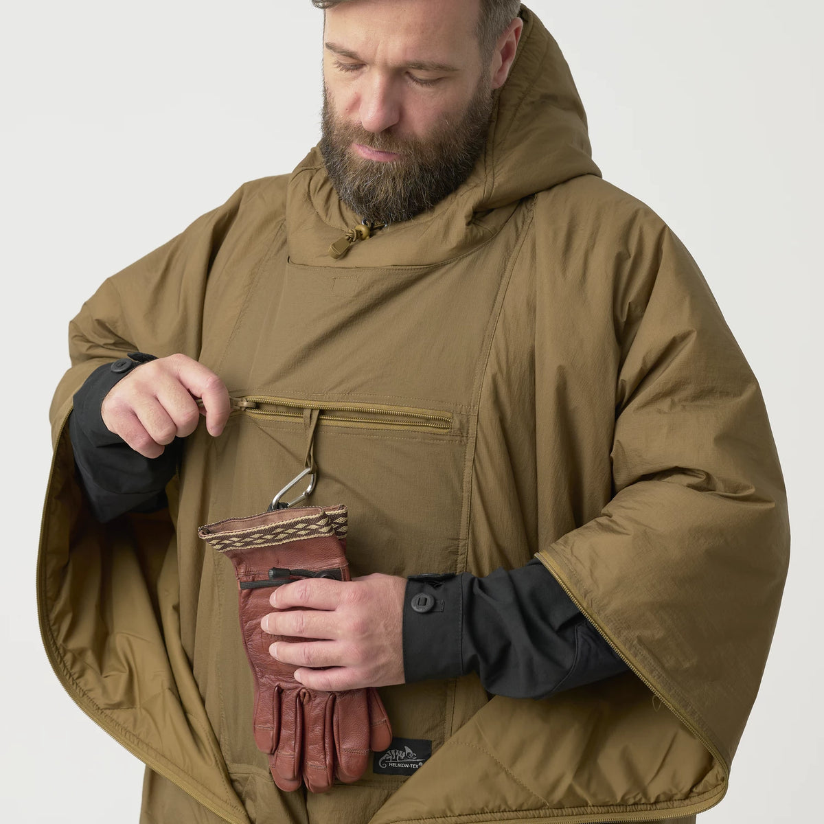 Helikon-Tex SWAGMAN ROLL pončo, Shadow Grey – detail 4