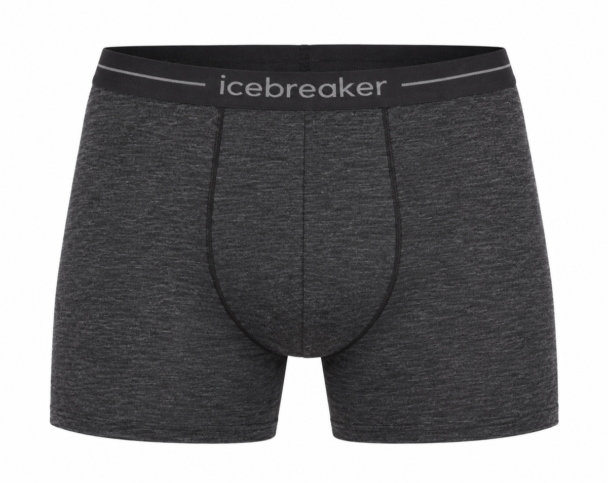 Icebreaker Anatomica muške bokserice, tamnosive