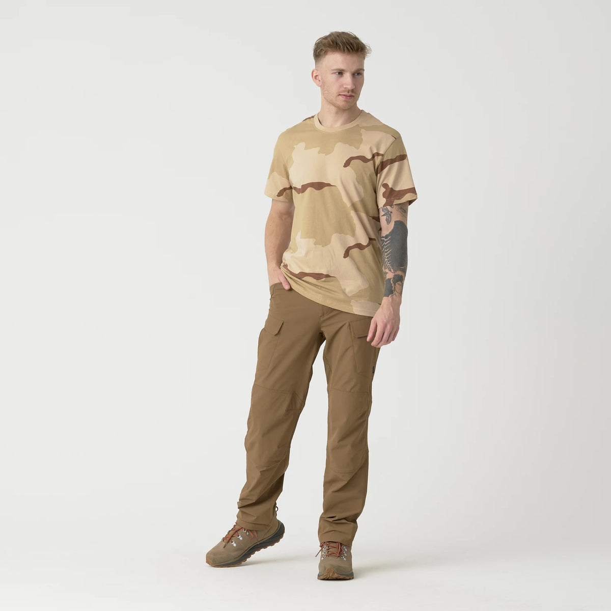 Helikon-Tex OTP nohavice VersaStretch taktické Outdoorové Versa Stretch, Mud Brown – detail 4