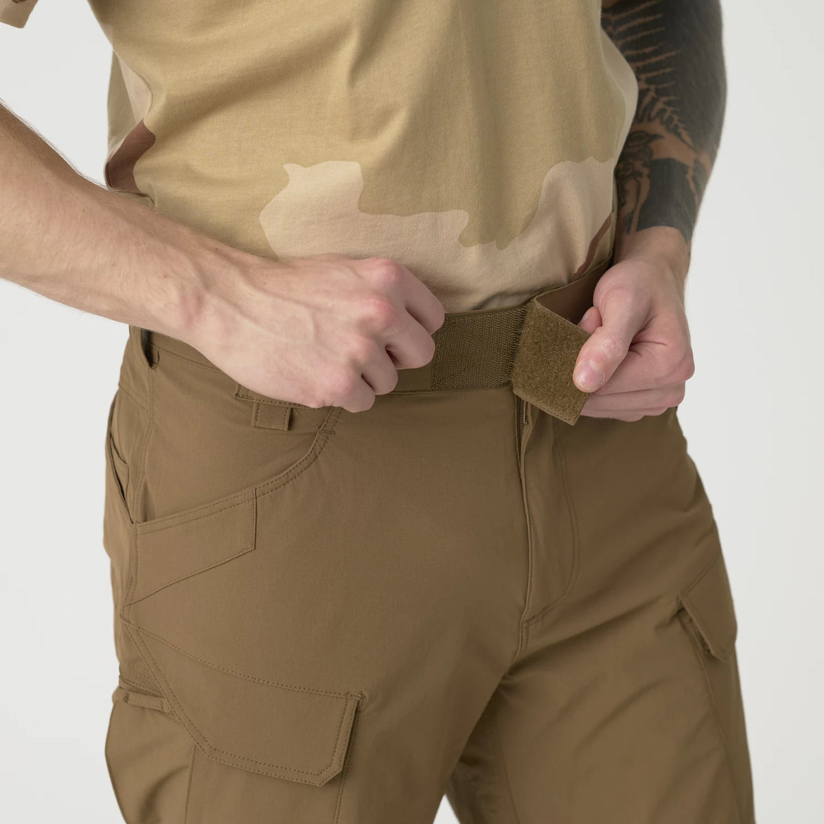 Helikon-Tex Outdoor Tactical nohavice taktické, khaki – detail 7