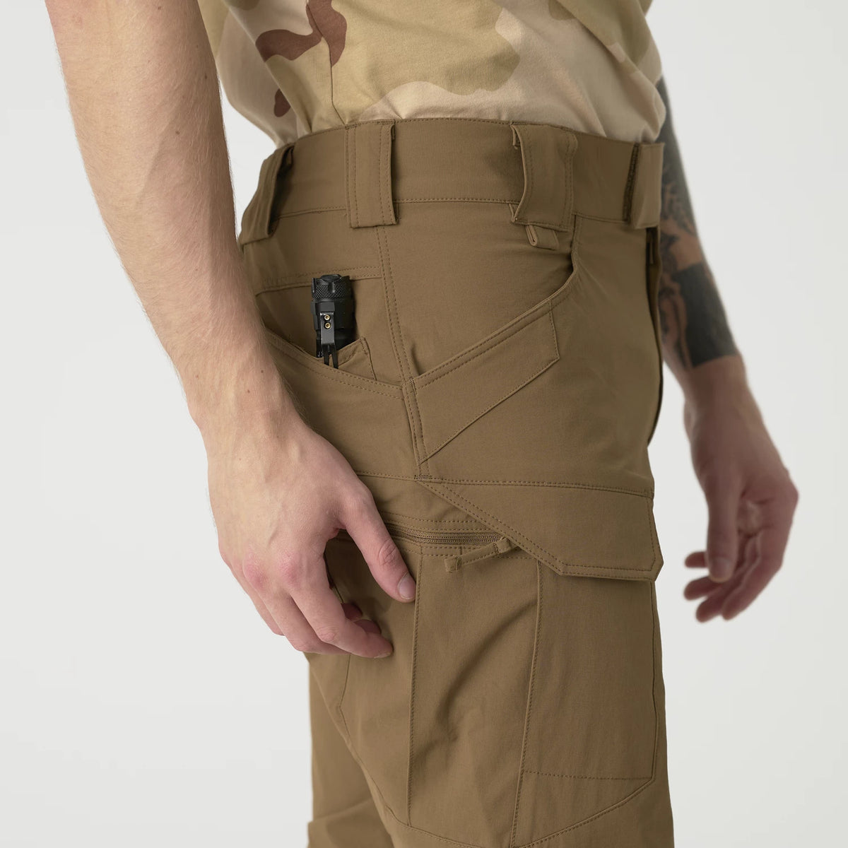 Helikon-Tex Outdoor Tactical nohavice taktické, čierne – detail 11