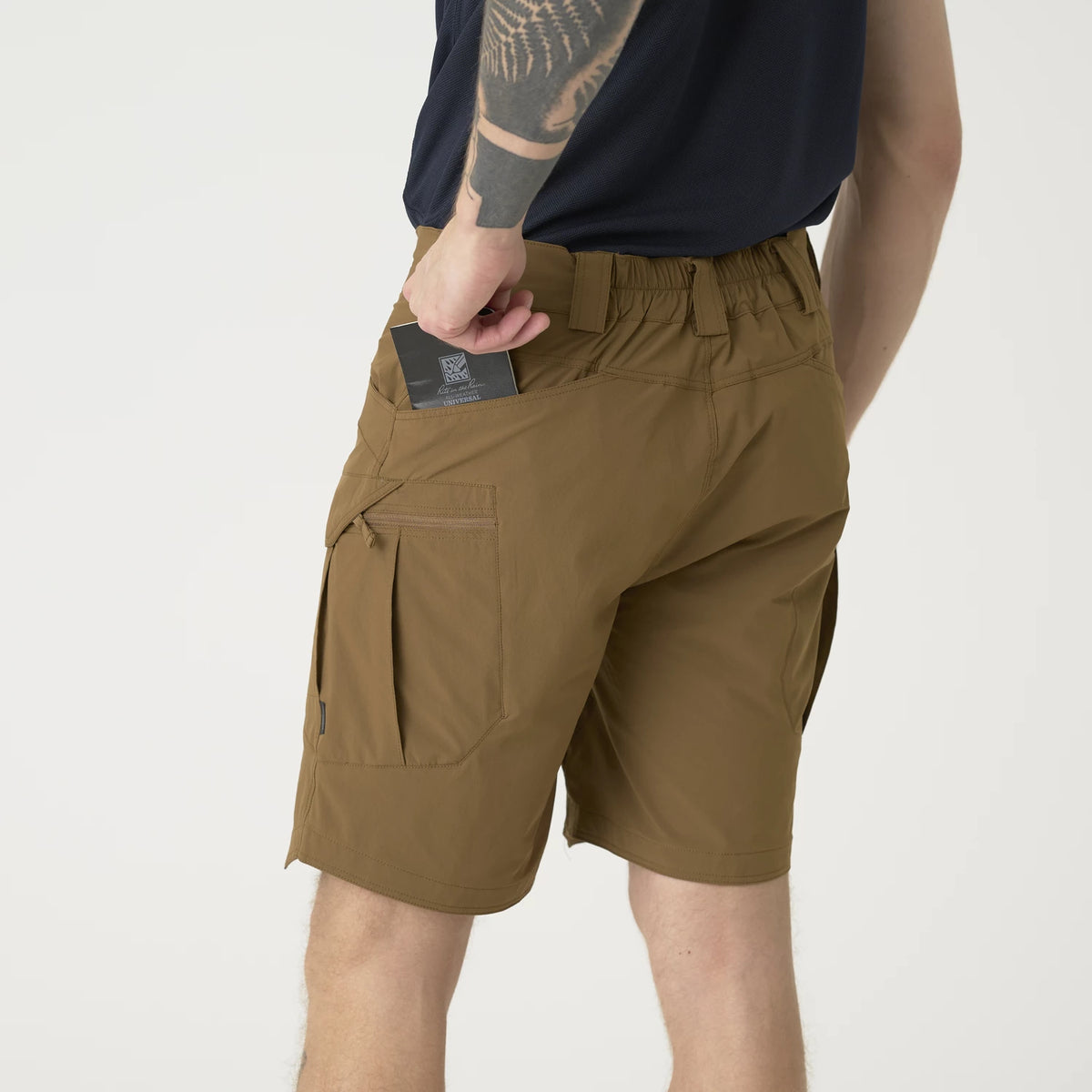 Helikon-Tex OTS 8.5" šortky VersaStretch taktické outdoorové Versa Stretch Lite, Khaki – detail 3