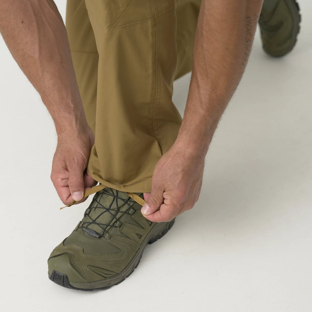 Helikon-Tex SFU NEXT Mk2 nohavice PolyCotton Stretch Ripstop, olivovo zelené – detail 3