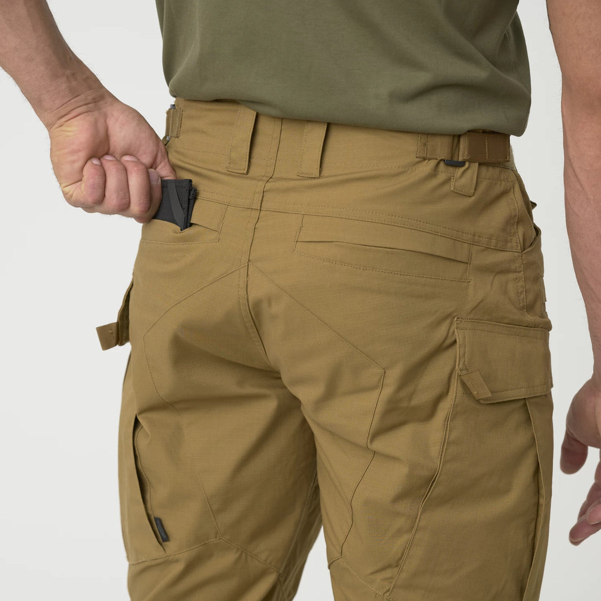 Helikon-Tex SFU NEXT Mk2 nohavice PolyCotton Stretch Ripstop, Coyote – detail 6
