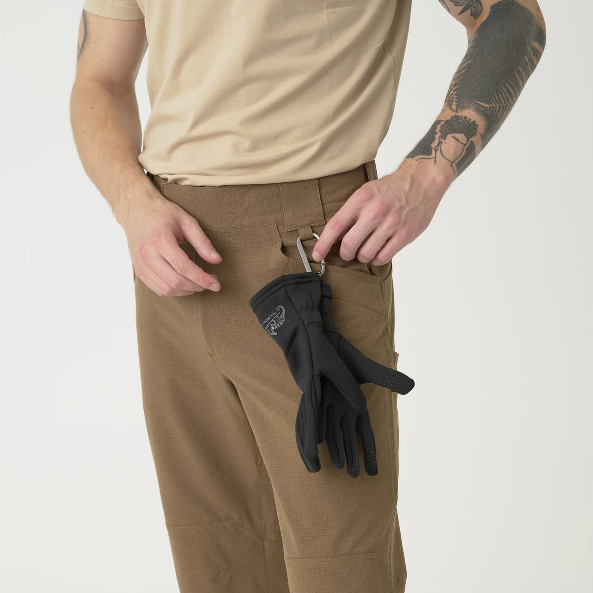 Helikon-Tex AeroTech trekingové nohavice taktické, Mud Brown – detail 4