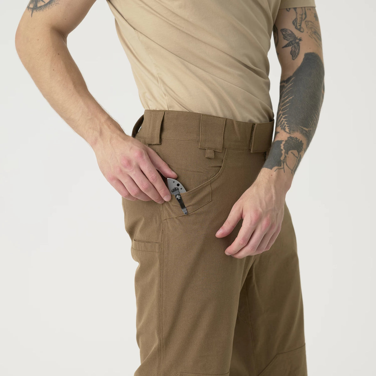 Helikon-Tex AeroTech trekingové nohavice taktické, Olive Drab – detail 6