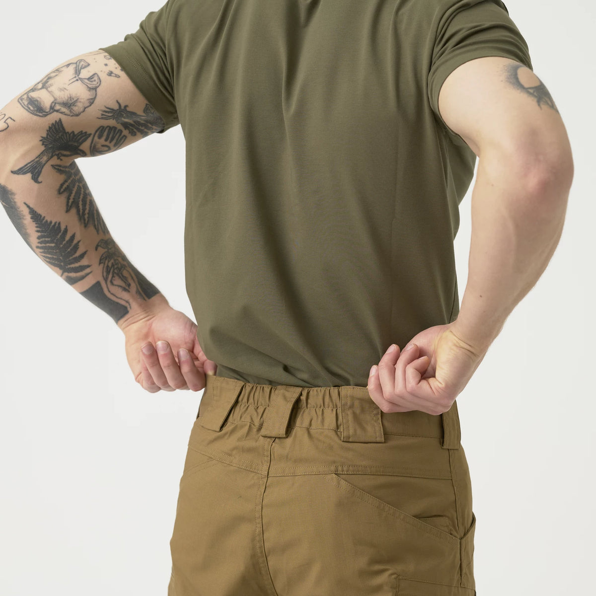 Helikon-Tex Urban Tactical 11" krátke nohavice Rip-Stop polycotton, khaki – detail 7