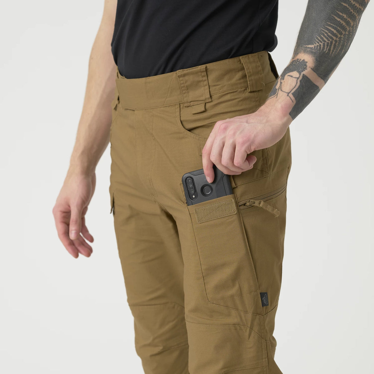 Helikon-Tex Urban Tactical nohavice Rip-Stop polycotton, Jungle Green – detail 4