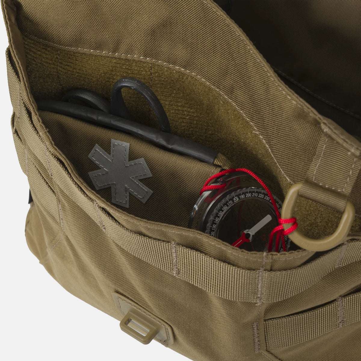 Helikon-Tex Bushcraft Haversack taška Cordura, Earth Brown / Clay – detail 2