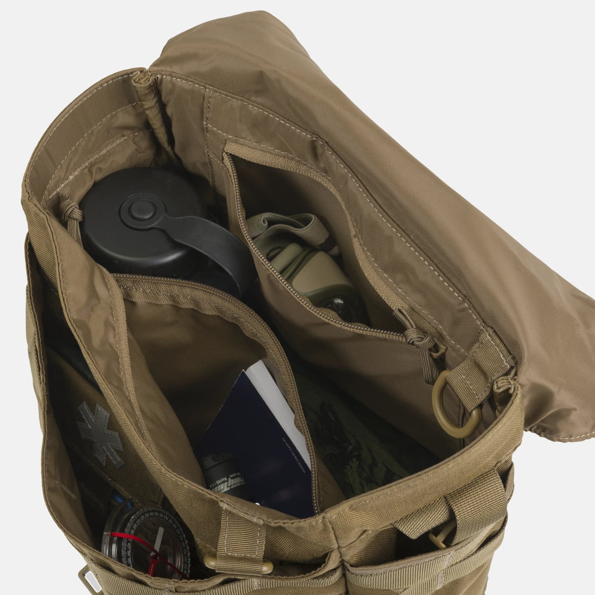 Helikon-Tex Bushcraft Haversack taška Cordura, Earth Brown / Clay – detail 4