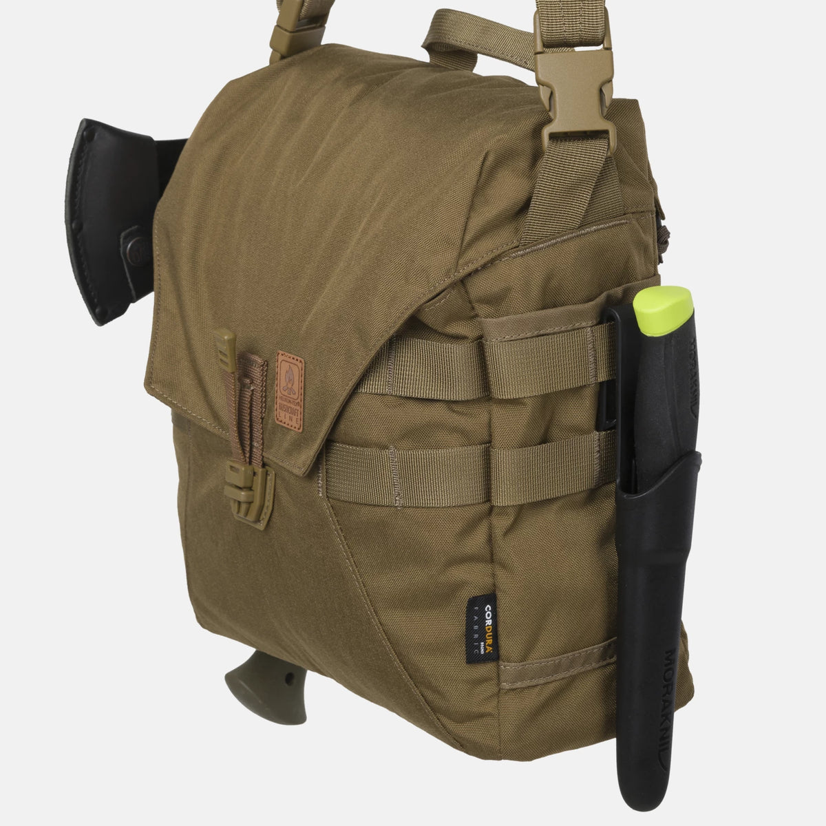 Helikon-Tex Bushcraft Haversack taška Cordura, Earth Brown / Clay – detail 6