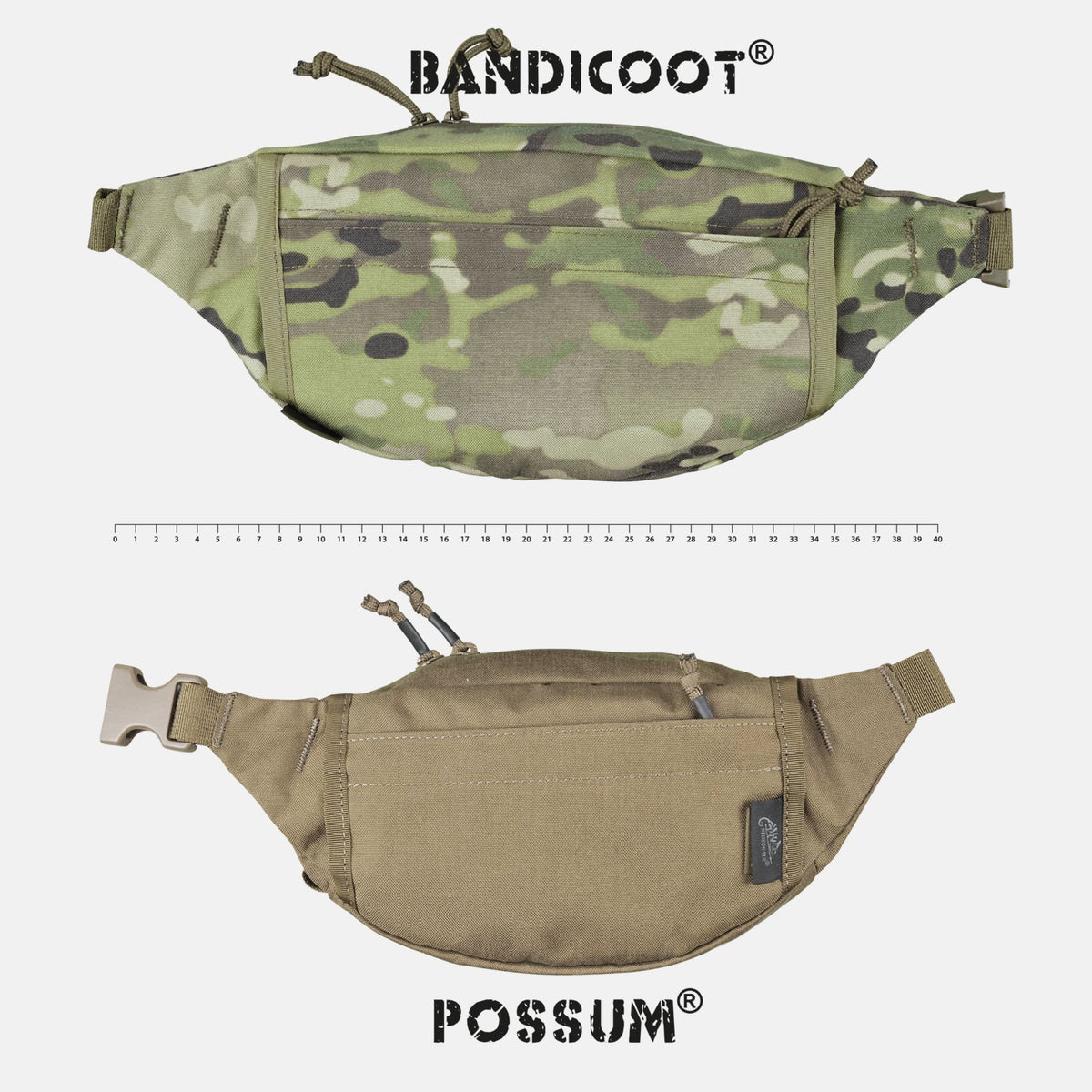 Helikon-Tex POSSUM ľadvinka Cordura, Earth Brown / Clay – detail 5