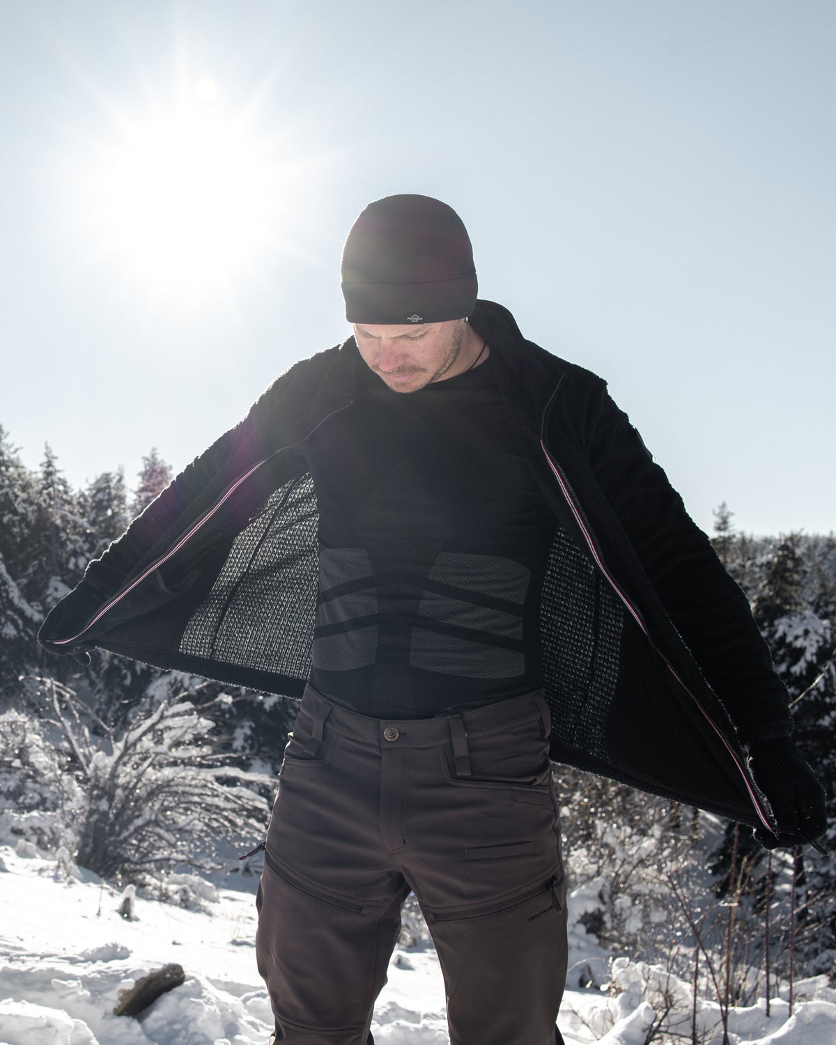 Pentagon Teddy džemper Polartec® Alpha™, crni