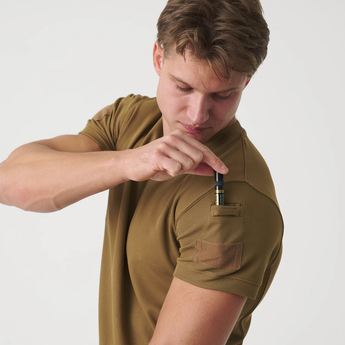 Helikon-Tex Top Cool tričko TopCool taktické PL Woodland – detail 7