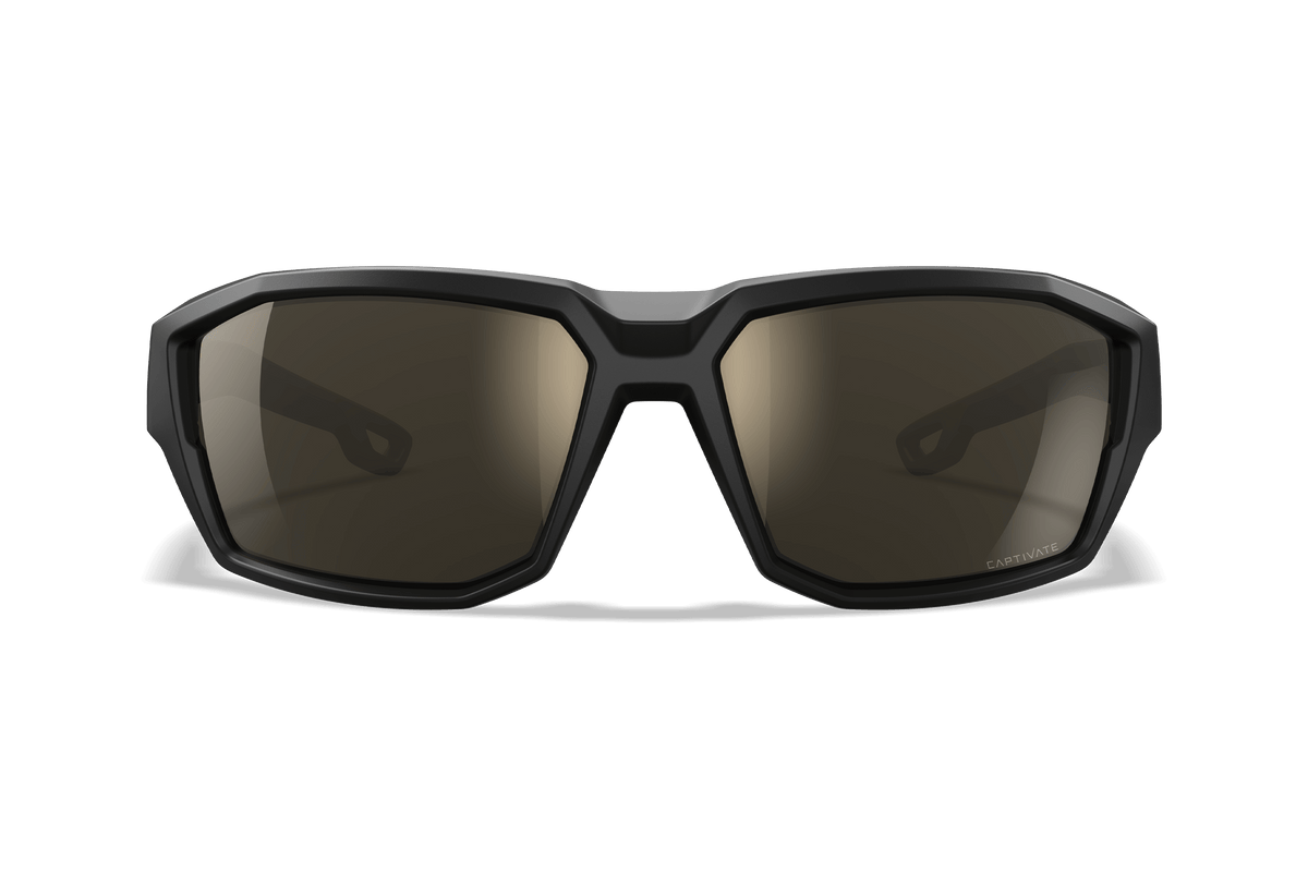 Wiley X Alpine balističke sunčane naočale CAPTIVATE Polarized Tungsten Mirror, Matte Black-Tan