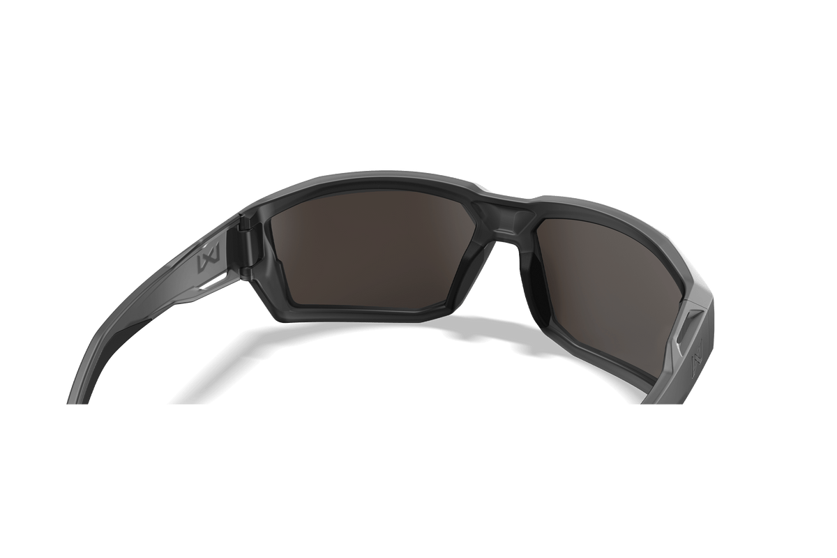 Wiley X Alpine balističke sunčane naočale, Matte Translucent Black / CAPTIVATE Polarized Green Mirror