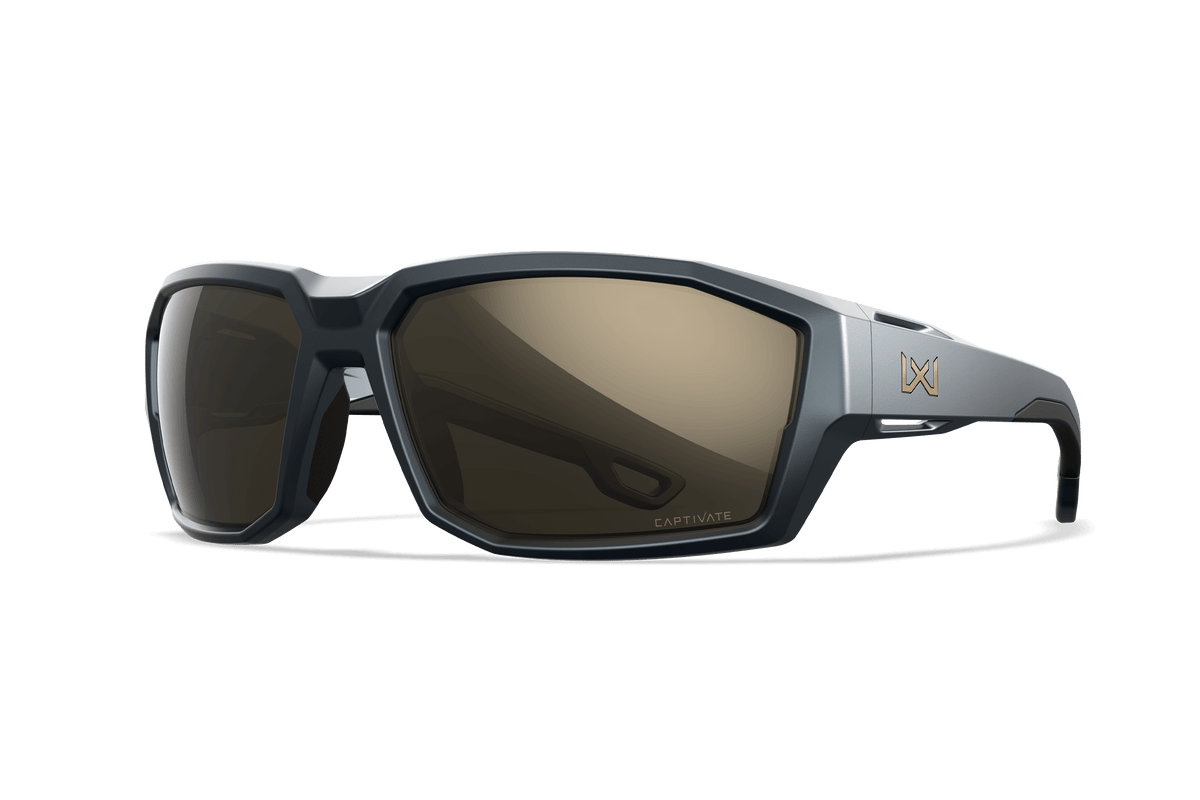 Wiley X Alpine balistické slnečné okuliare, Matte Graphite Grey / CAPTIVATE Tungsten Mirror