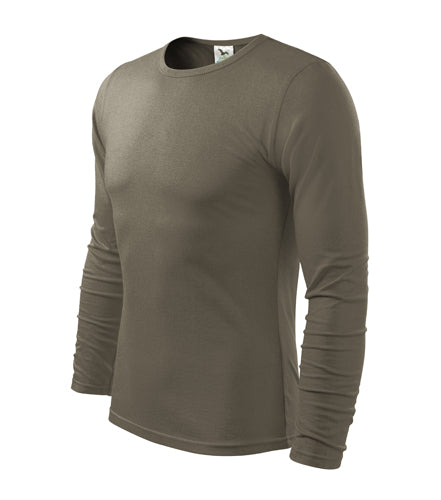 Malfini Fit-T majica s dugim rukavom 160g/m2, army