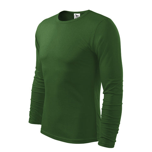 Malfini Fit-T majica s dugim rukavom 160g/m2, zelena